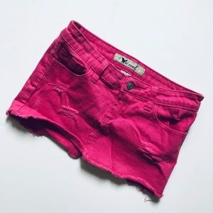 Like New Wet Seal Pink "Jean" Mini Skirt ♥